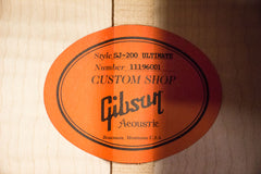 2016 Gibson Limited SJ-200 Ultimate Sunburst Acoustic Guitar -ADIRONDACK TOP-
