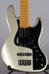 2011 Fender American Marcus Miller Signature 5 String Jazz Bass Shoreline Gold