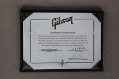 2016 Gibson Custom Shop Eric Church Hummingbird Dark Translucent Ebony Burst