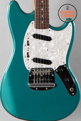 1999 Fender Japan MG69-69 Mustang OTM Ocean Turquoise Metallic w/Matching Head-stock