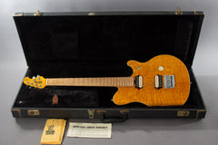 1993 Ernie Ball Music Man EVH Eddie Van Halen Hardtail Trans Gold Quilt
