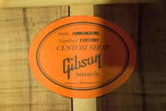 2011 Gibson Custom Shop Hummingbird Birds In Flight Custom KOA Acoustic Electric