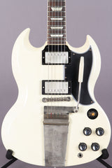 2014 Gibson Custom Shop SG Les Paul Standard VOS Maestro Historic '61 Reissue White