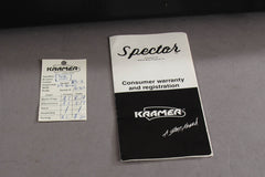 1988 Spector USA NS-2 Kramer Era Bass Guitar W/Haz-Preamp