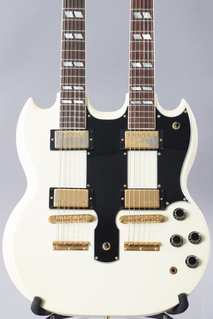 1995 Gibson EDS-1275 Sg Double Neck Electric Guitar White