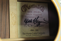 2001 Martin 000C-28SMH Merle Haggard Signature Acoustic Guitar #102/122