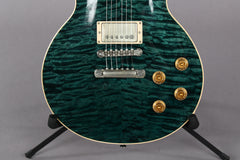 2004 Gibson Custom Shop Les Paul Elegant Peacock Green Quilt Top