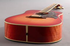 2014 Gibson Hummingbird Quilt Cherry Sunburst
