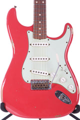 2014 Fender Custom Shop 1960 Relic Stratocaster Fiesta Red Matching Headstock