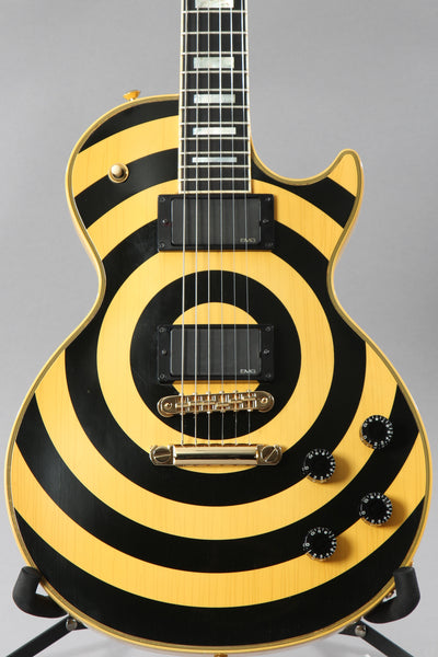 2001 Gibson Les Paul Custom Zakk Wylde Signature Bullseye ZW 418 