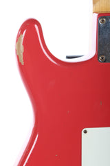 2014 Fender Custom Shop 1960 Relic Stratocaster Fiesta Red Matching Headstock