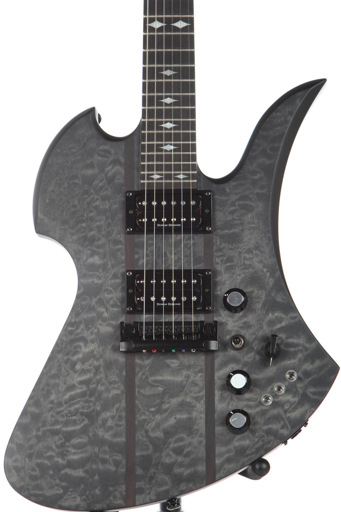 BC Rich Mockingbird STQ Satin Black Wash Quilted Maple