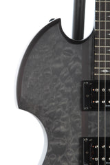 BC Rich Mockingbird STQ Satin Black Wash Quilted Maple
