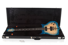 1990 Alembic Distallate 5 String Bass Caribbean Blue Burst Quilt Top -34" SCALE-