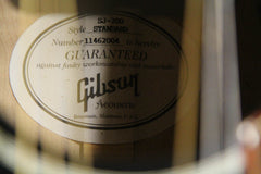 2012 Gibson SJ-200 Standard Ebony Black
