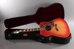 2014 Gibson Hummingbird Quilt Cherry Sunburst