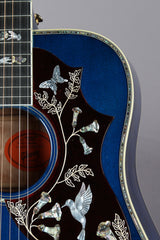 2017 Gibson Custom Shop Limited Edition Hummingbird Viper Blue Quilted Back & Sides