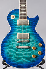 2020 Gibson Les Paul Standard Goryo Yuto Trans Blue Burst Quilt Top