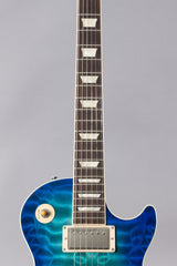 2020 Gibson Les Paul Standard Goryo Yuto Trans Blue Burst Quilt Top