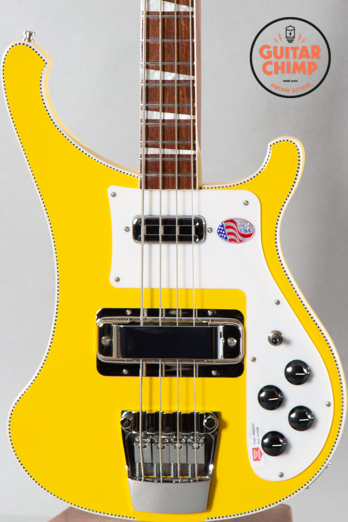 2022 Rickenbacker Limited Edition Andy Babiuk's Fab Gear 4003 Yellow Glo