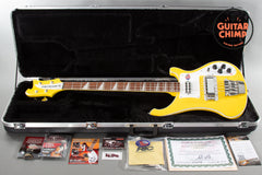 2022 Rickenbacker Limited Edition Andy Babiuk's Fab Gear 4003 Yellow Glo