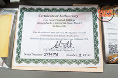 2022 Rickenbacker Limited Edition Andy Babiuk's Fab Gear 4003 Yellow Glo