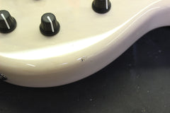 2002 Lakland USA 55-94 5 String Bass White Translucent Ash