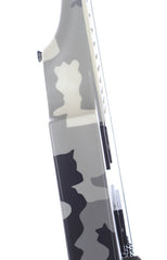 Left Handed 2010 ESP Standard Series Urban Camo Flying V