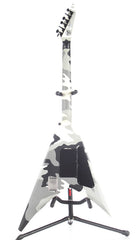 Left Handed 2010 ESP Standard Series Urban Camo Flying V