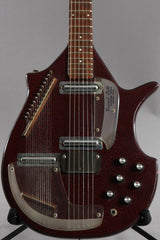 1968 Danelectro Vincent Bell Coral Sitar Red Crackle