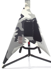 Left Handed 2010 ESP Standard Series Urban Camo Flying V