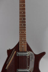 1968 Danelectro Vincent Bell Coral Sitar Red Crackle