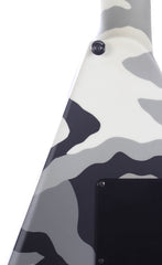 Left Handed 2010 ESP Standard Series Urban Camo Flying V