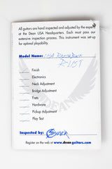 2006 Dean USA Dimebag Darrell Rust Razorback Tribute