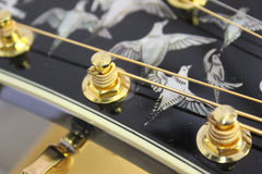 2016 Gibson Custom Shop Doves in Flight Limited Edition Trans Blue