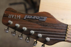 1968 Danelectro Vincent Bell Coral Sitar Red Crackle