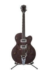 2015 Gretsch G6120SH Brian Setzer Hot Rod Tuxedo Black -FLAME TOP-