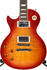 2013 Left Handed Gibson Les Paul Standard Premium Plus Cherry Sunburst Flame Top