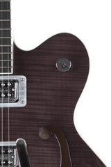 2015 Gretsch G6120SH Brian Setzer Hot Rod Tuxedo Black -FLAME TOP-
