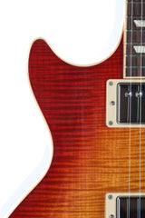 2013 Left Handed Gibson Les Paul Standard Premium Plus Cherry Sunburst Flame Top