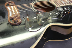 1990 Gibson J-200 Acoustic Guitar Ebony