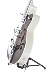 2015 Gretsch G6120SH Brian Setzer Hot Rod Tuxedo Black -FLAME TOP-