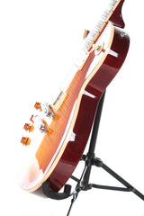 2013 Left Handed Gibson Les Paul Standard Premium Plus Cherry Sunburst Flame Top