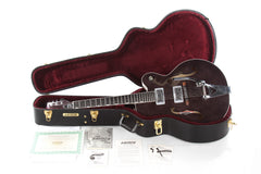 2015 Gretsch G6120SH Brian Setzer Hot Rod Tuxedo Black -FLAME TOP-