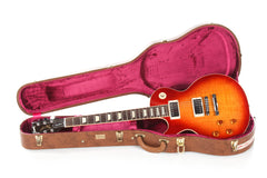 2013 Left Handed Gibson Les Paul Standard Premium Plus Cherry Sunburst Flame Top