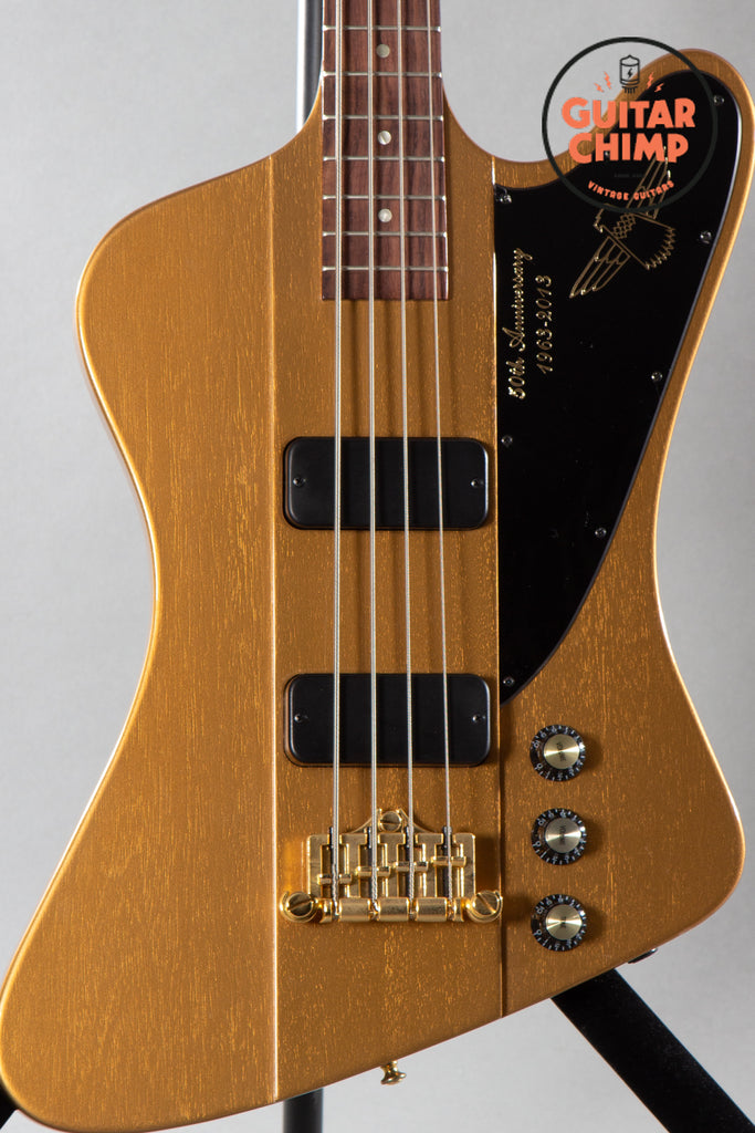 2013 Gibson 50th Anniversary Thunderbird Bass Bullion Gold