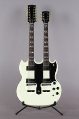 1989 Gibson EDS-1275 Sg Double Neck Electric Guitar Alpine White -SUPER CLEAN-