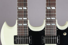 1989 Gibson EDS-1275 Sg Double Neck Electric Guitar Alpine White -SUPER CLEAN-