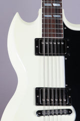 1989 Gibson EDS-1275 Sg Double Neck Electric Guitar Alpine White -SUPER CLEAN-
