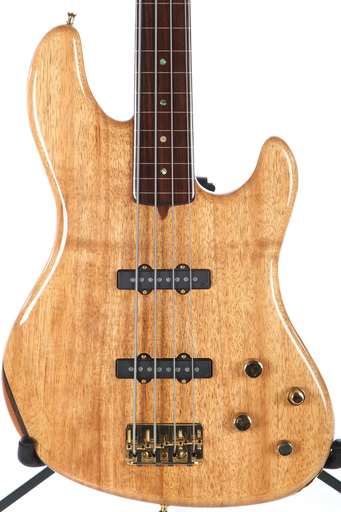 2006 Fender Victor Bailey KOA 4 String Fretless Jazz Bass -RARE-